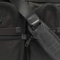 TUMI Black Nylon Alpha Organizer Portfolio Brief Bag