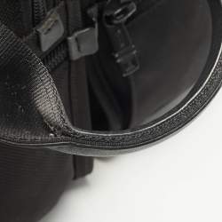 TUMI Black Nylon Alpha Organizer Portfolio Brief Bag