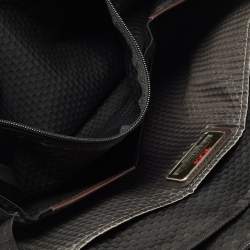 Pre Owned TUMI Black Balistic Nylon Leather Laptop Bag