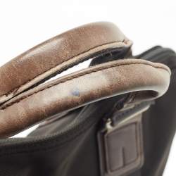 Pre Owned TUMI Black Balistic Nylon Leather Laptop Bag