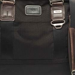 Pre Owned TUMI Black Balistic Nylon Leather Laptop Bag