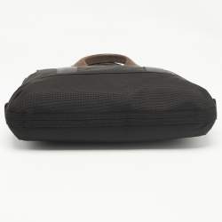Pre Owned TUMI Black Balistic Nylon Leather Laptop Bag