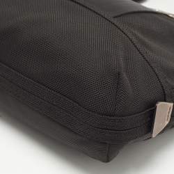 Pre Owned TUMI Black Balistic Nylon Leather Laptop Bag