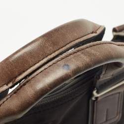 Pre Owned TUMI Black Balistic Nylon Leather Laptop Bag