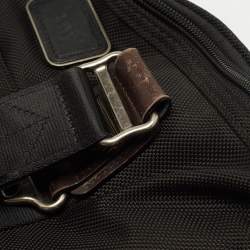 Pre Owned TUMI Black Balistic Nylon Leather Laptop Bag