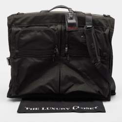 TUMI Black Balistic Nylon Plastic Suitcases