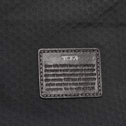 Pre Owned TUMI Black/Brown Nylon and Leather Alpha Bravo Beale Messenger Bag