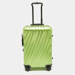 TUMI Green/Black Aluminum 19 Degree International Carry On Luggage