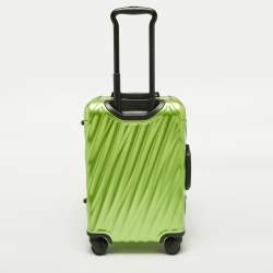 TUMI Green/Black Aluminum 19 Degree International Carry On Luggage