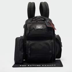 Pre Owned TUMI Black Balistic Nylon T-Pass Backpack