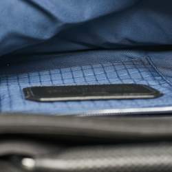 TUMI Black Nylon and Leather Hannover Slim Briefcase