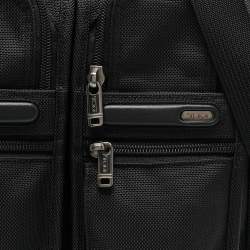 TUMI Black Nylon Organizer Laptop Briefcase