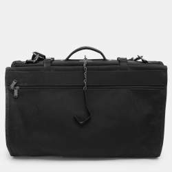Pre Owned TUMI Black Nylon Tri Fold Garment Luggage Travel Bag