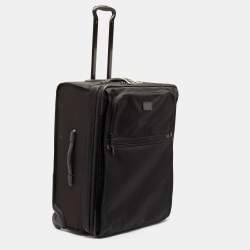TUMI Black Nylon 2 Wheeled Alpha Expandable Extended Trip Luggage
