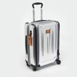 TUMI Silver Polycarbonate Continental Expandable 4 Carry On Luggage