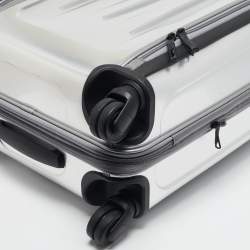 TUMI Silver Polycarbonate Continental Expandable 4 Carry On Luggage