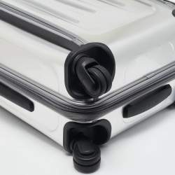 TUMI Silver Polycarbonate Continental Expandable 4 Carry On Luggage