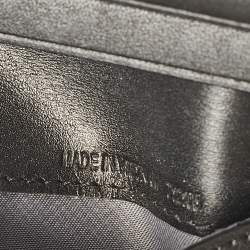 TUMI Blue/Black Printed Leather Gusseted Card Case