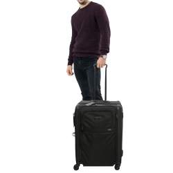 TUMI Black Nylon 4 Wheeled Alpha 3 Expandable Short Trip Packing Case