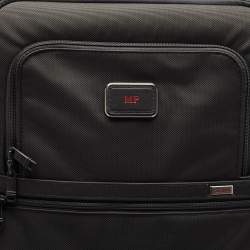TUMI Black Nylon 4 Wheeled Alpha 3 Expandable Short Trip Packing Case