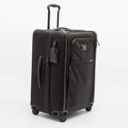 TUMI Black Nylon 4 Wheeled Alpha 3 Expandable Short Trip Packing Case