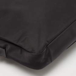 Pre Owned TUMI Black Nylon and Leather Slim Laptop Bag