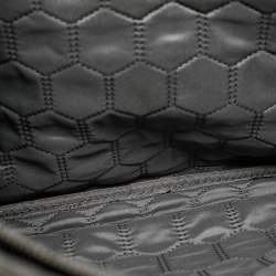 Pre Owned Tumi Black Leather Double Zip Briefcase Bag