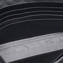 Pre Owned TUMI Black Nylon Alpha Triple Zip Clutch