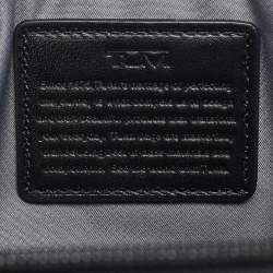 Pre Owned TUMI Black Nylon Alpha Triple Zip Clutch