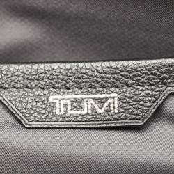 Tumi Black Leather Harrison Double Zip Briefcase Bag