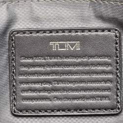 Tumi Black Leather Harrison Double Zip Briefcase Bag