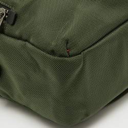 Pre Owned Tumi Olive Green Fabric Alpha Bravo Everett Essential Briefcase