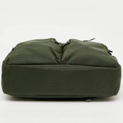 Pre Owned Tumi Olive Green Fabric Alpha Bravo Everett Essential Briefcase