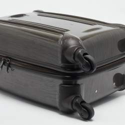 Pre Owned TUMI Brown Polycarbonate 4 Wheeled Vapor Carry-On Luggage