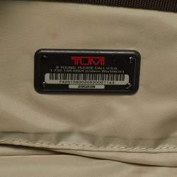 Pre Owned TUMI Brown Polycarbonate 4 Wheeled Vapor Carry-On Luggage