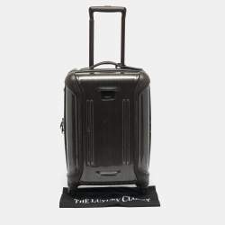 Pre Owned TUMI Brown Polycarbonate 4 Wheeled Vapor Carry-On Luggage