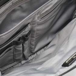 TUMI Black Nylon Alpha 3 Organizer Briefcase Bag