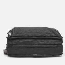 TUMI Black Nylon Alpha 3 Organizer Briefcase Bag
