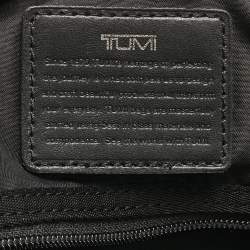 TUMI Dark Grey/Black Canvas East Ridge Expandable Zip Messenger Bag