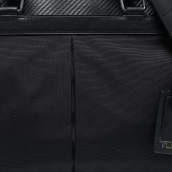 TUMI Black Nylon Berwick Double Zip Briefcase