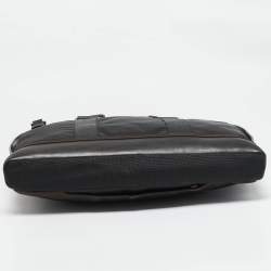 TUMI Black/Brown Nylon Alpha Bravo Andrews Slim Briefcase