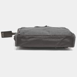 TUMI Grey/Brown Fabric and Leather Alpha 3 Slim Three Way Laptop Bag