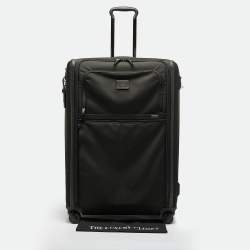 TUMI Black Nylon 4 Wheeled Alpha 3 Expandable Extended Trip Luggage