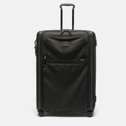 TUMI Black Nylon 4 Wheeled Alpha 3 Expandable Extended Trip Luggage