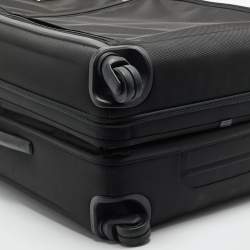 TUMI Black Nylon 4 Wheeled Alpha 3 Expandable Short Trip Luggage