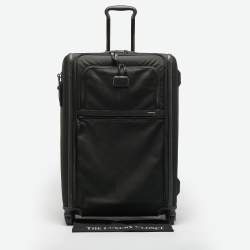TUMI Black Nylon 4 Wheeled Alpha 3 Expandable Short Trip Luggage