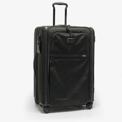 TUMI Black Nylon 4 Wheeled Alpha 3 Expandable Short Trip Luggage
