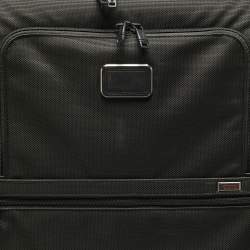 TUMI Black Nylon 4 Wheeled Alpha 3 Expandable Short Trip Luggage