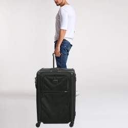 TUMI Black Nylon 4 Wheeled Alpha 3 Expandable Short Trip Luggage