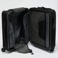 TUMI Black Nylon 4 Wheeled Alpha 3 Expandable Dual Access International Carry-On Luggage
